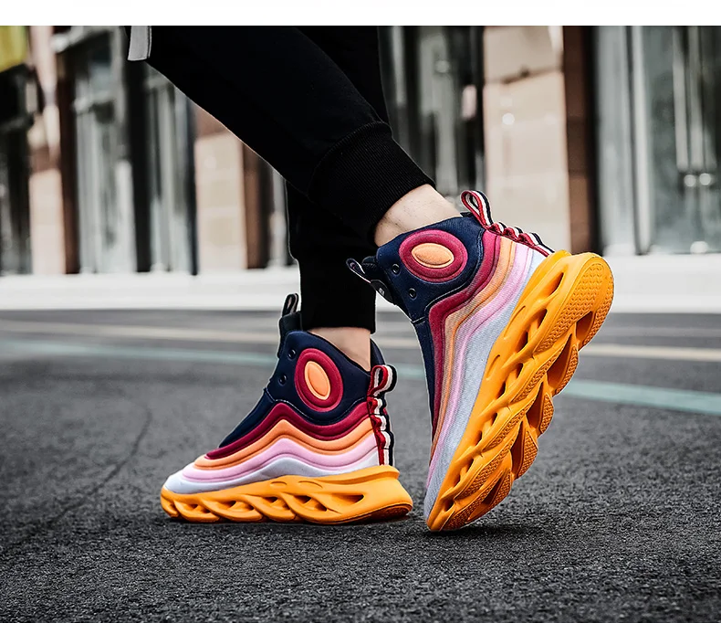 Легкая мужская обувь для бега, дышащая, для взрослых, нескользящая, удобная, сетчатая, спортивная обувь, уличная, для ходьбы, для бега, обувь 39-46