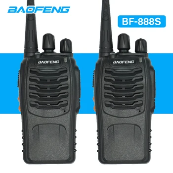 

2pcs Baofeng BF-888S Walkie Talkie UHF FM 400-470MHz Portable CB Radios HAM Radio Transceiver 16 Channel Stereo Hunting Station