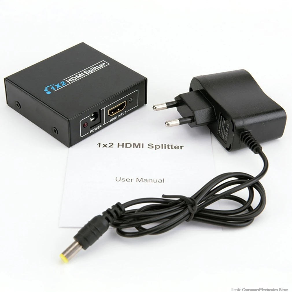 1x2 HDMI коммутатор 1x2 HDMI сплиттер HDMI Порт Автоматический коммутатор Поддержка 3D Full HD1080P для ПК HDTV DVD HDPS3