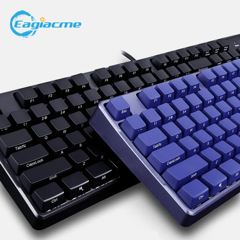 G908 Side Character Mechanical Gaming Keybaord 104 PBT Keycaps USB Wired Gamer Keyboard For PC/Laptop With Black/Red Switch