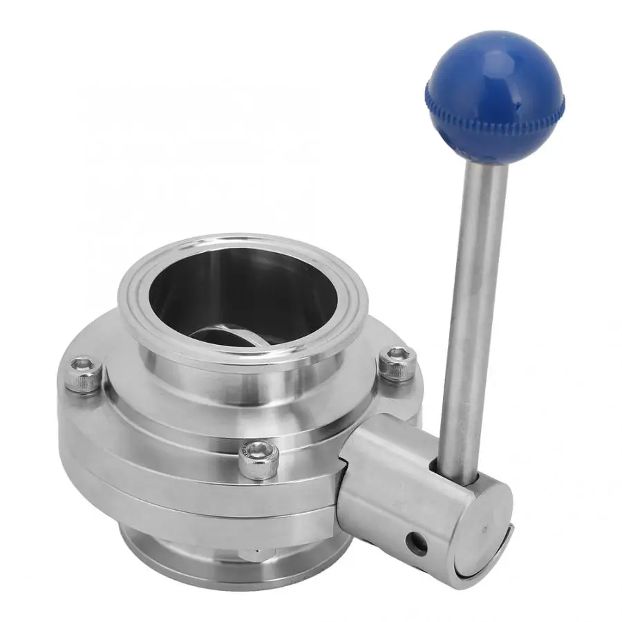 

Shut-off Valve 2 inch Lever Type 304 Stainless Steel CNC Fine Welding Sanitary Valve for Water Oil Electric Magnetic Valve