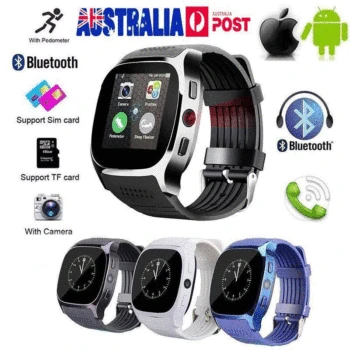 

T8 Bluetooth Smart Watch With Camera Facebook Whatsapp Support SIM TF Card Call Sports Smartwatch For Android Phone PK Q18 Q19
