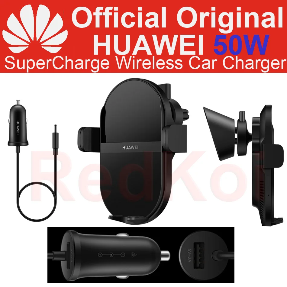 CK030 HUAWEI SuperCharge Wireless Car Charger 50W Qi Standard TÜV Certified for Huawei P50 Pro