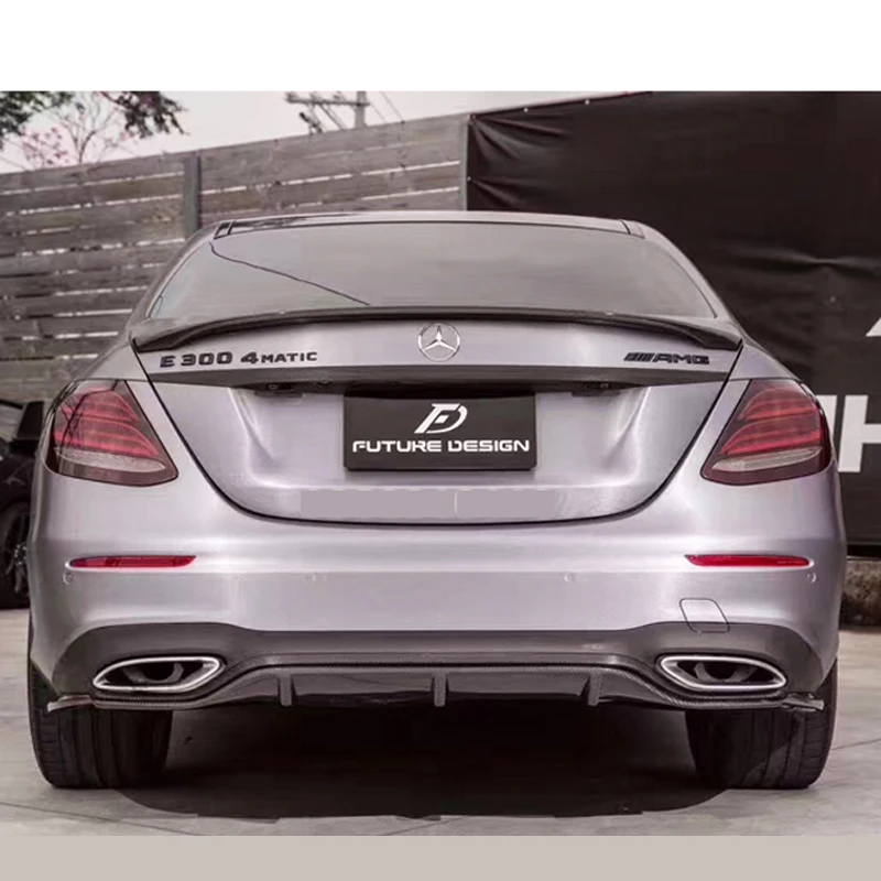 AMG Стиль спойлер для Mercedes W213 E класса 4 Двери Седан E200 E220 E250 E300 карбоновый заднего