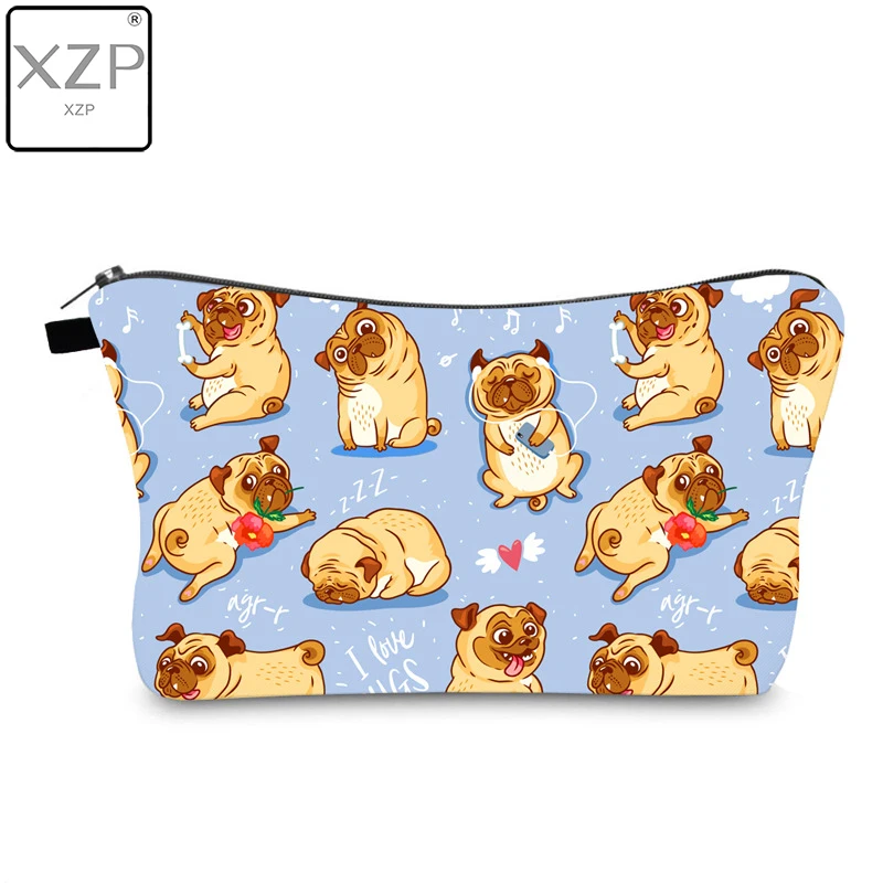 Косметичка XZP с принтом собак персонализированные сумки для макияжа органайзер