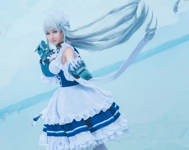 Azur Lane горничной в стиле кантри платье Косплэй костюм изготовление под заказ |