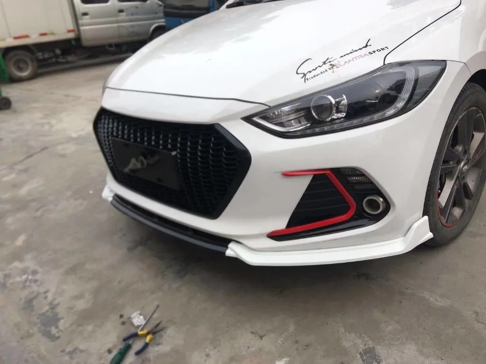 Для Elantra Body kit спойлер- для hyundai Elantra BK ABS задний спойлер передний бампер диффузор защитные бамперы