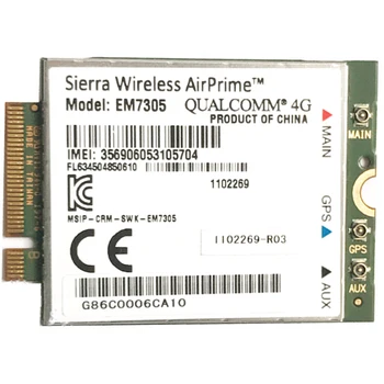 

Sierra Wireless EM7305 4G M.2 NGFF 100M LTE WWAN Card, Network Card 4G Module