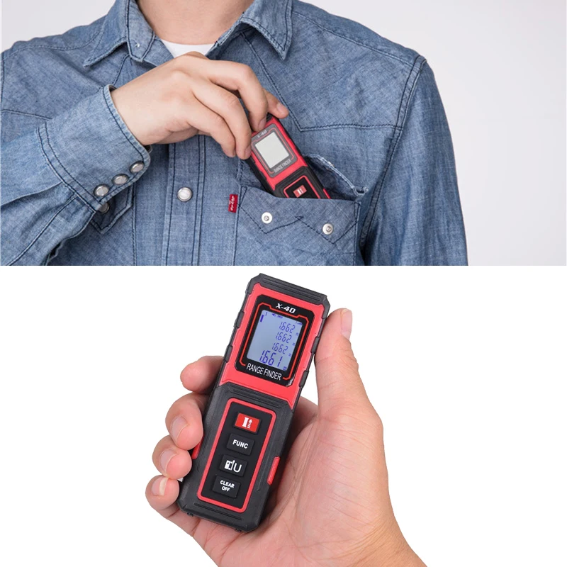 TECLASER Laser Meter Laser Rangefinder 30M 40M50M Digital Tape Measuring Device Distance Meter Digital Range Finder Tape Measure TECLASER Laser Meter Laser Rangefinder 30M 40M50M Digital Tape Measuring Device Distance Meter Digital Range Finder Tape Measure