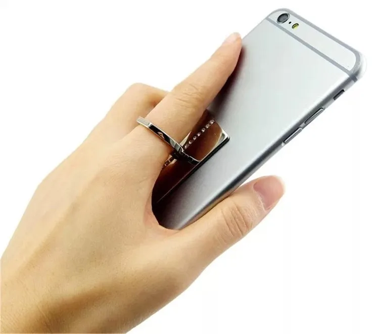 Металлическая подставка на 360 градусов для мобильного телефона, кольцо-держатель на палец, держатель для мобильного смартфона, подставка с бриллиантами для iPhone XS 8, huawei, всех телефонов