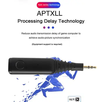 

Multi-function Bluetooth 5.0 Transmitter Receiver Wireless Audio Adapter Dongle Home Theater Essential Spare Parts for Car TV