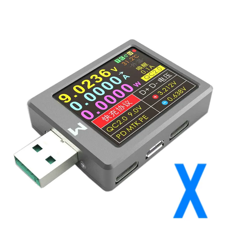 QC4+ PD3.02.0 PPS протокол быстрой зарядки емкость WiTRN-X-MFI вольтметр тока USB Тестер