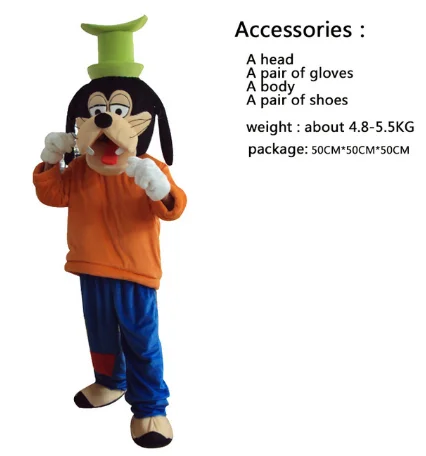 

33 Goofy Dog Mascot Costume Christmas Fancy Dress Halloween Mascot Costume Free Ship