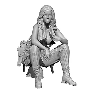 1/35 Resin Model Figure GK, Unassembled and unpainted kit 1