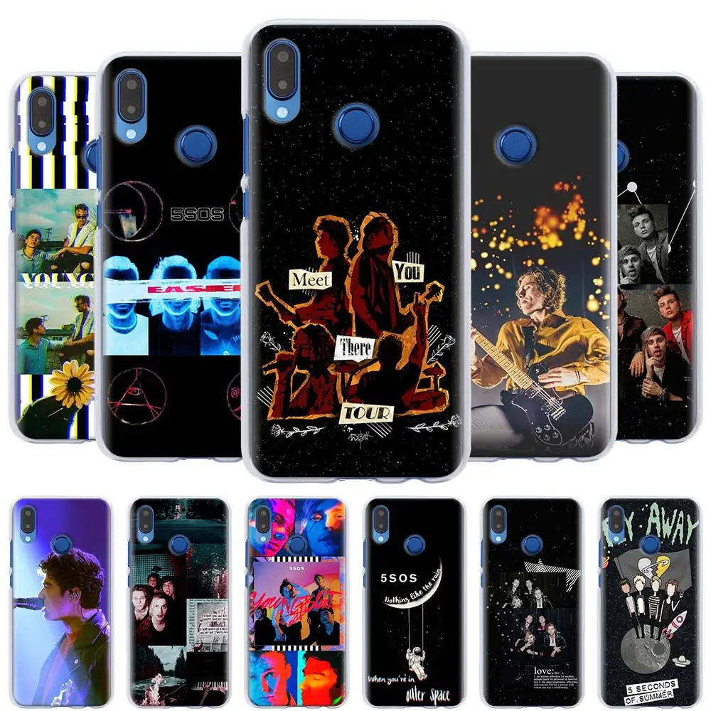 

5SOS 5 Seconds Of Summer Phone Cases for Huawei Y9 Y5 Y6 Y7 Y9 2019 Nova 5 5i Pro 5T Honor Y6 Y7 Y9 Hard Cover Capa