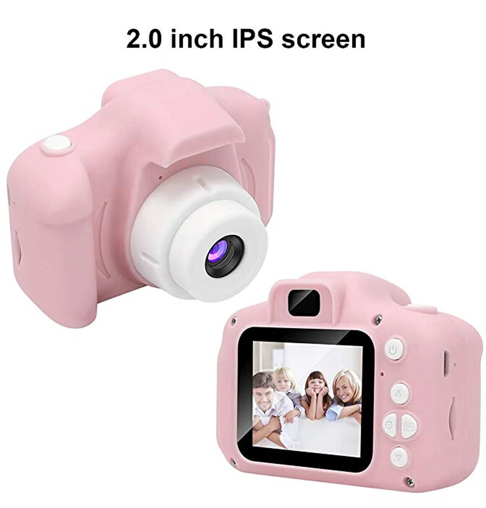 13MP 2 дюймов HD ЖК-дисплей Kinder Цифровая видеокамера 4X записывающая видеокамера с масштабированием свободного кроя в подарок