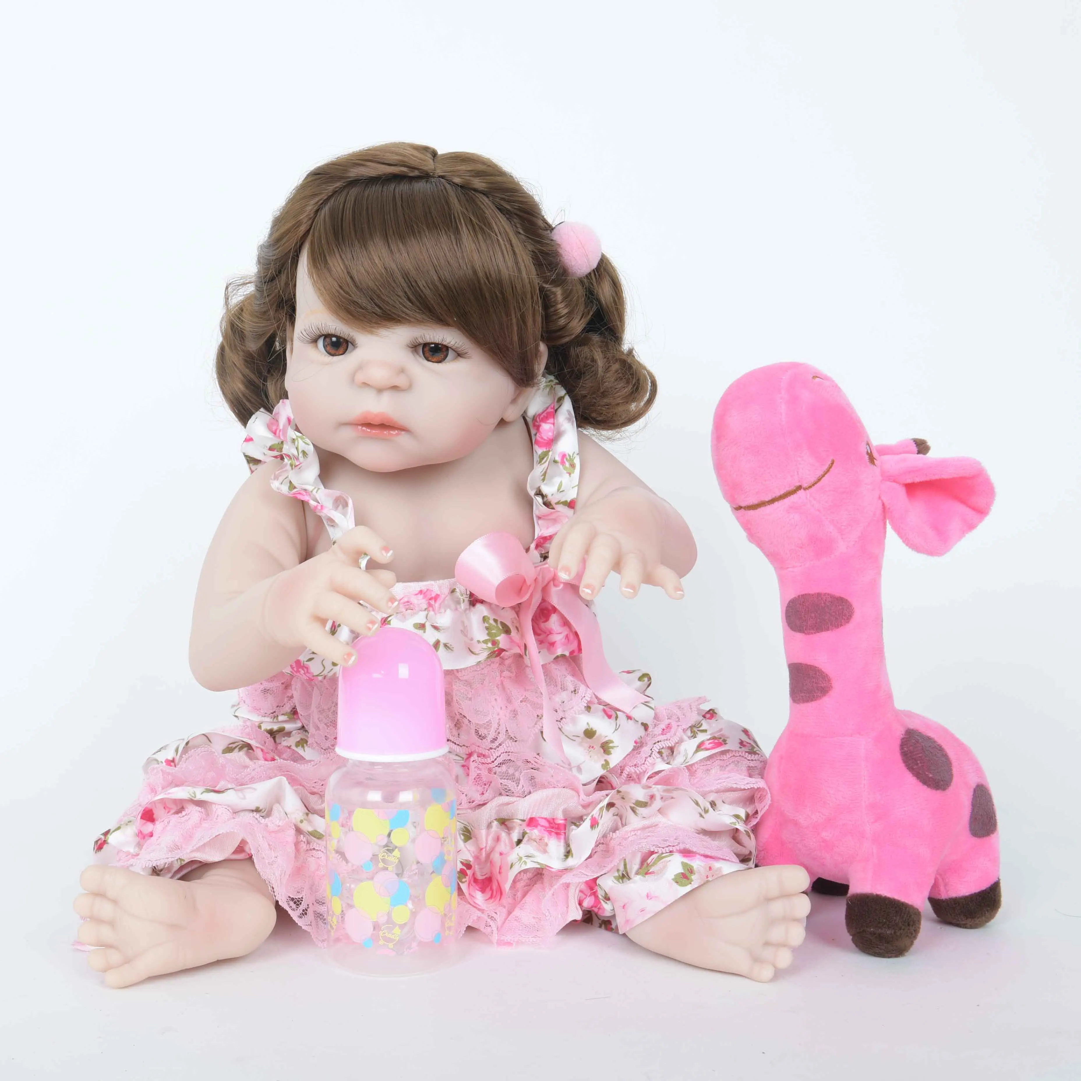 22 дюйма 55 см Bebe Reborn Baby Doll игрушки для детей Reborn полный виниловые куклы Мягкие силиконовые Новорожденные куклы Boneca Reborn рисунок Детская кукла «Принцесса»
