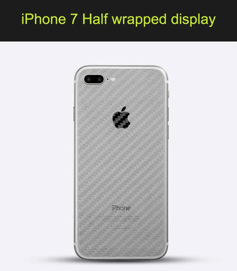 Наклейки из углеродного волокна на заднюю панель для Apple iPhone XR X XS MAX 6 6S 7 8 Plus, аксессуары для iPhone 11 Pro Max