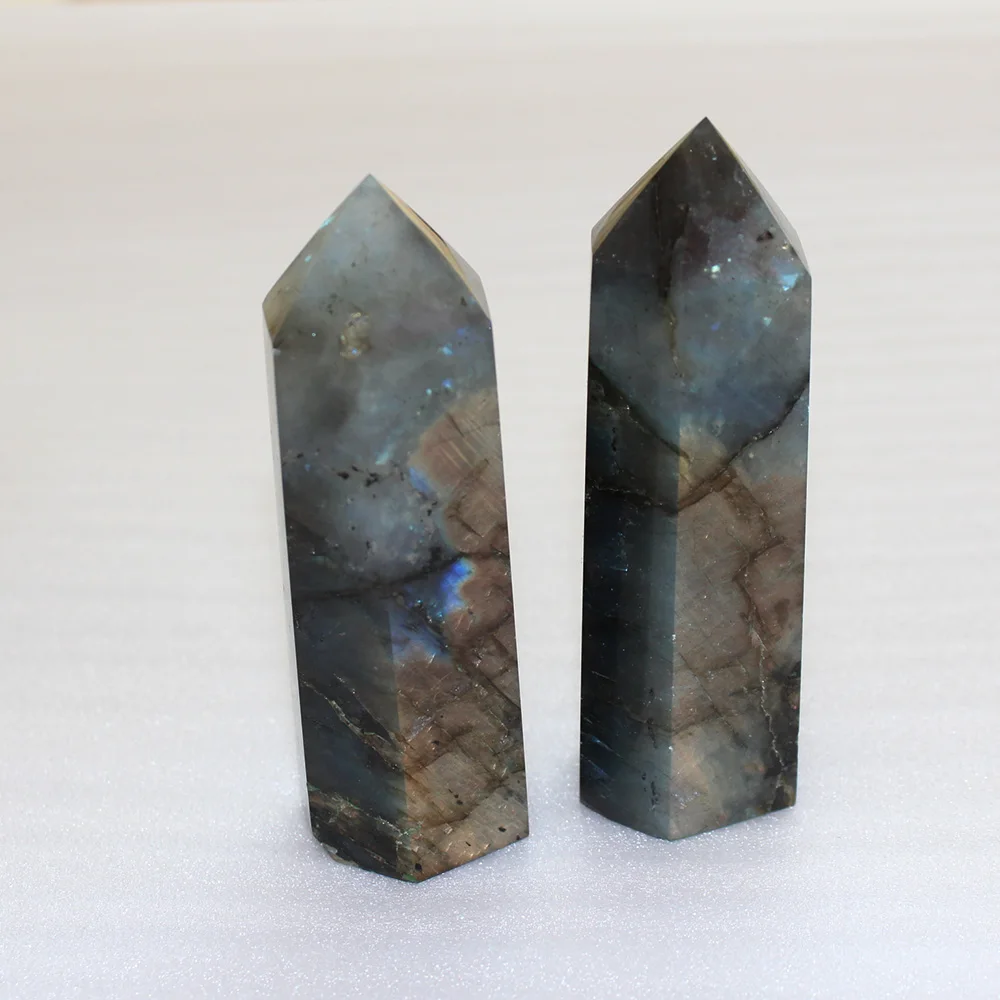 Runyangshi 1 шт. натуральный Лабрадор feldspar Исцеление палочкой камни для аквариума для рукоделия украшения домашний Декор подарок