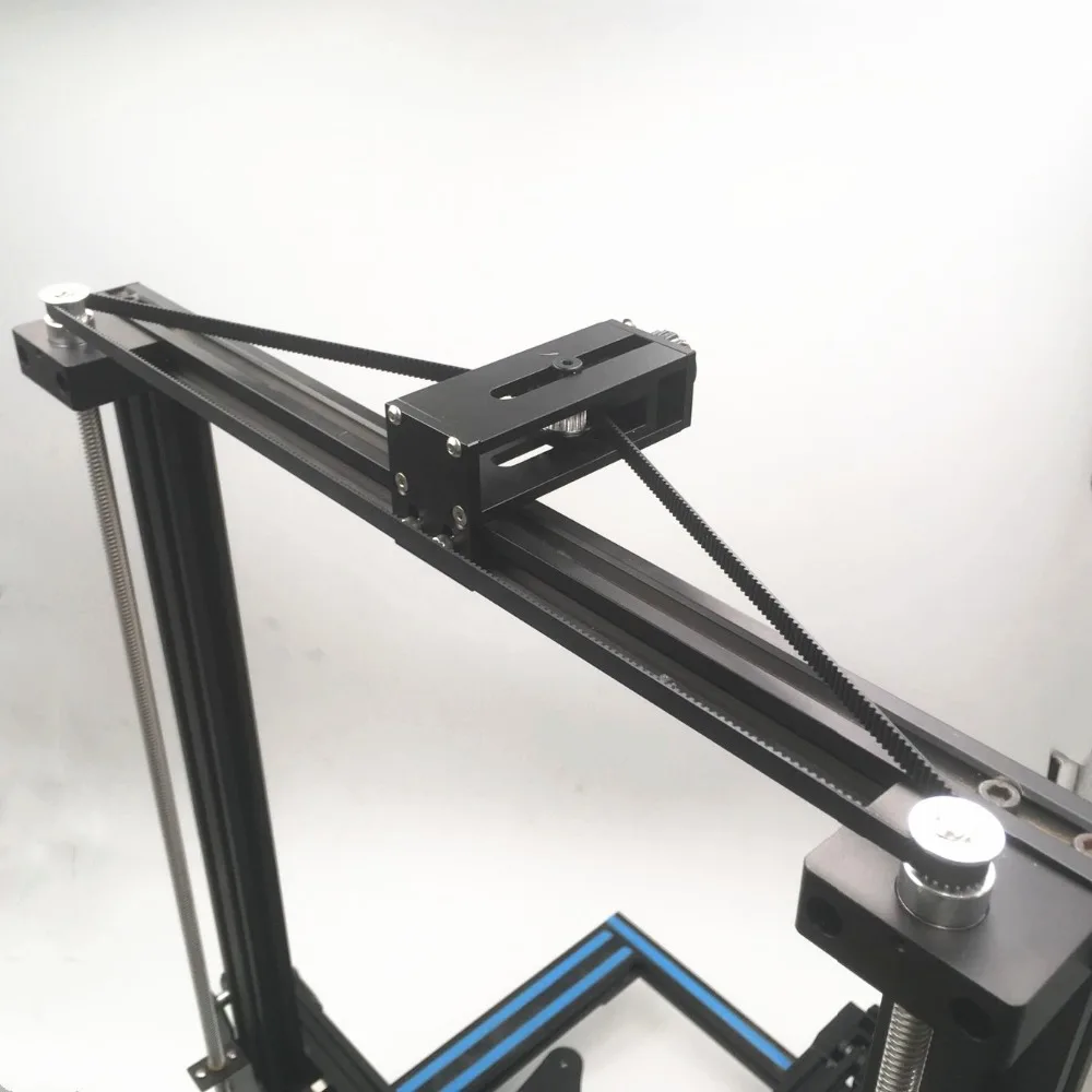 1 компл. Алюминиевый сплав Ender 3 CR-10/10 s двойной z-осевой синхронизатор ремня для обновления Creality двойной Z осевой натяжитель ремня
