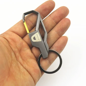

3D Car Keychain Metal Key Holder Logo Car Fashion For Dacia Lodgy 2 Mcv Sandero Duster Logan Sandero Key Chain Ring
