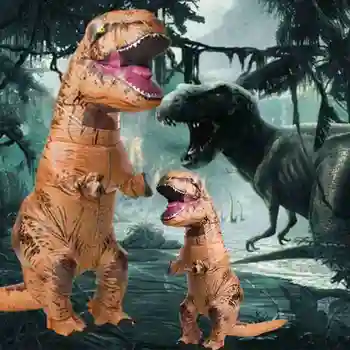 

Mascot Inflatable T REX Anime Cosplay Dinosaur For Adult Men Women Kids Dino Cartoon Halloween Costume