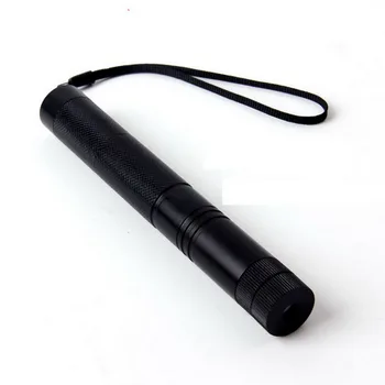 

Intelligent dual light source long range laser LED flashlight black/red/blue/gold shell Waterproof Lighting LED lamp