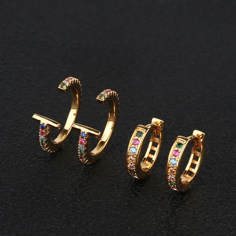 

Funmode Modern Style Women Clip Earrings Cuff Fashion Jewelry Hoop Earrings Hip Hop Party Jewelry FE58