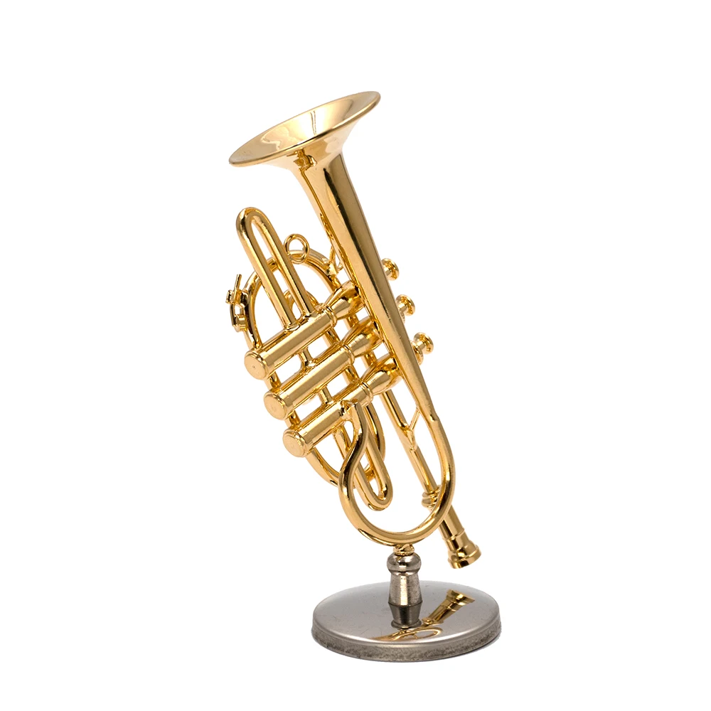 Miniatur Kornet 8.5cm Mini Dekoration Musikinstrument