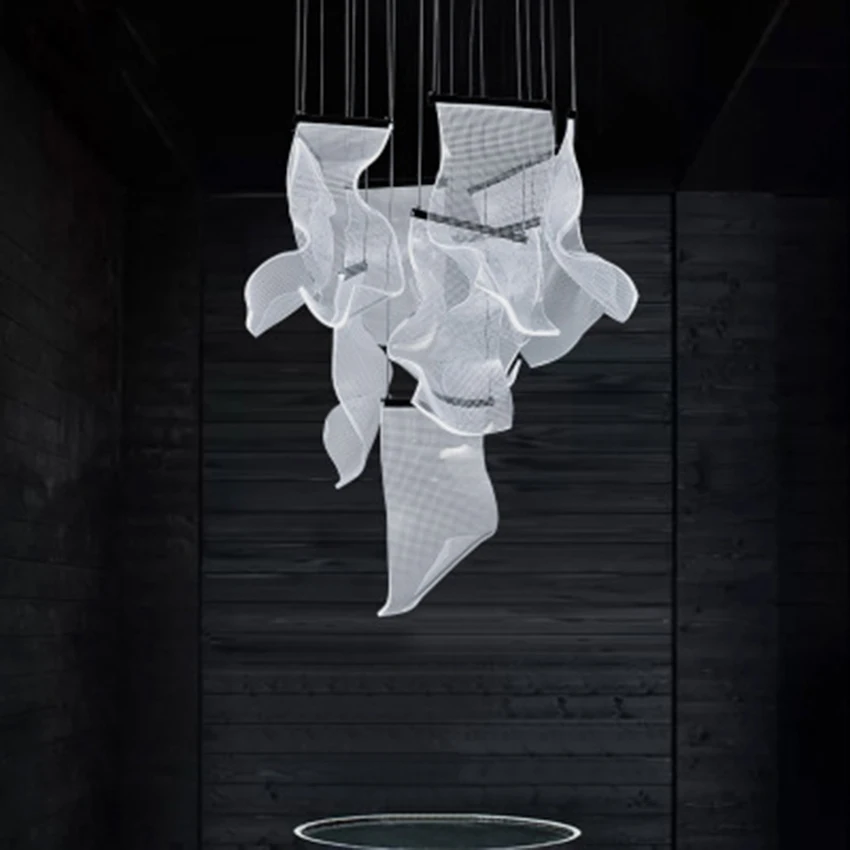 Роскошная светодиодная акриловая люстра в стиле постмодерн скандинавский стиль