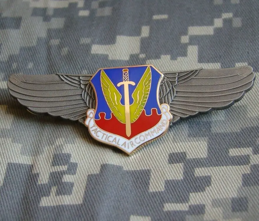 WW2 нам военно-воздушные силы ВВС США Тактический воздушный команда Pilot Wing знака