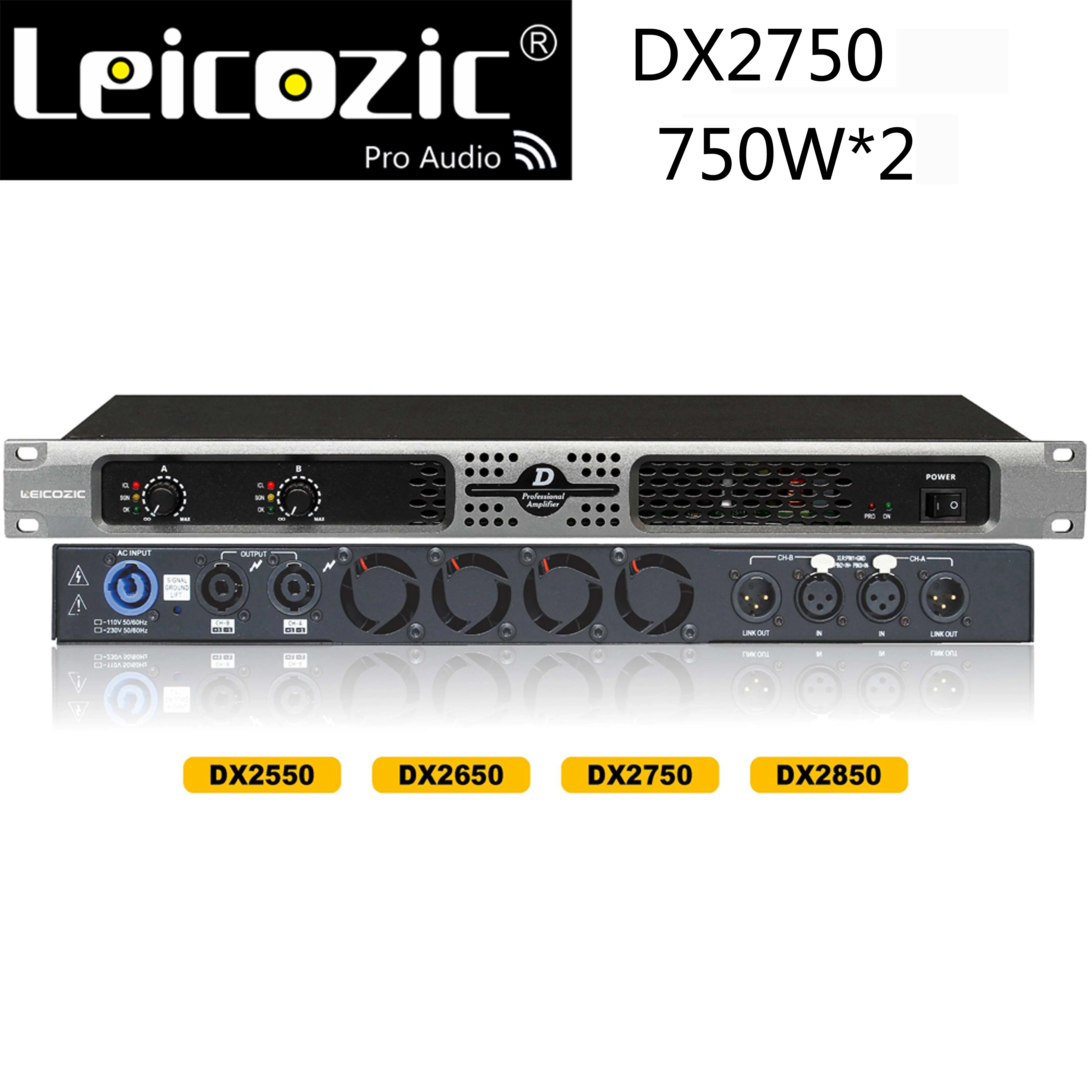 Leicozic DX2750 RMS 1200 Вт 4 Ом усилитель аудио профессионального класса d pro touring усилители