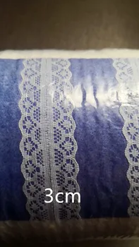 

Last Clearance wholesale lot White Soft None Elastic lace trim diy sewing wedding doll dress 3cm