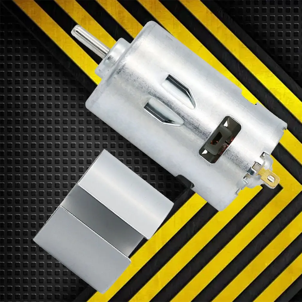 DC 12V мотор-редуктор с высоким крутящим моментом Электрический микро-редуктор скорости ed мотор эксцентриковый выходной вал микро-двигатель постоянного тока