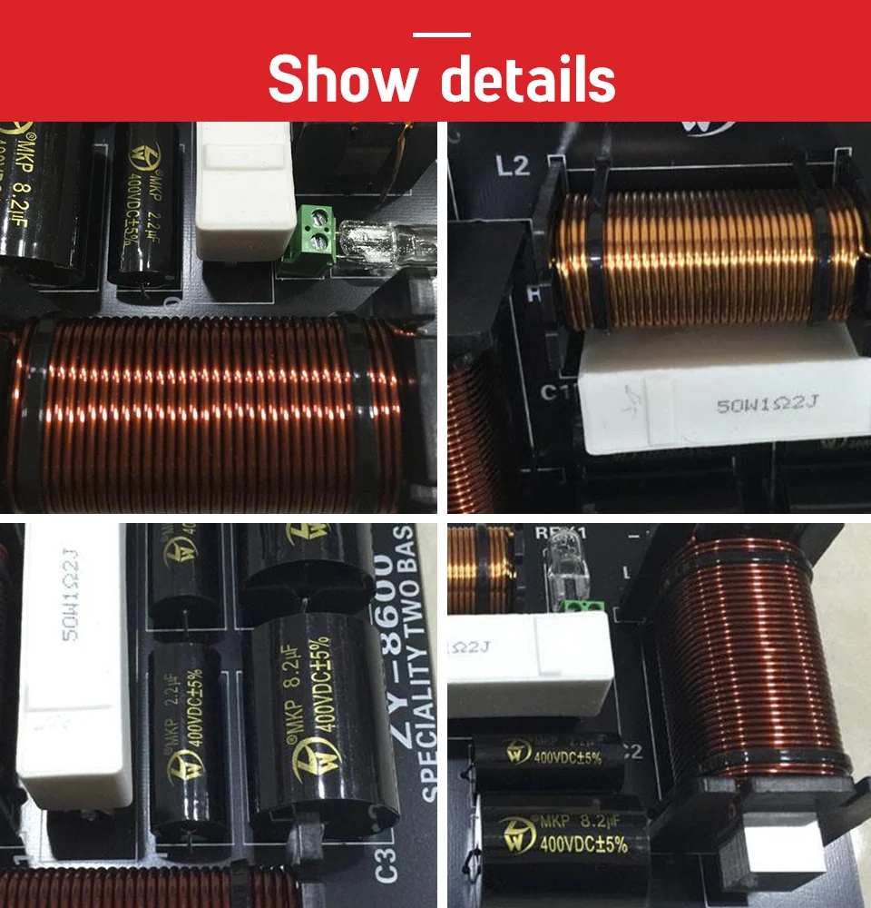 AIYIMA 2 Way кроссовер аудио 1000W Динамик кроссовер с делителем частоты фильтр ВЧ два бас Профессиональный Сценический Свет Звук Системы