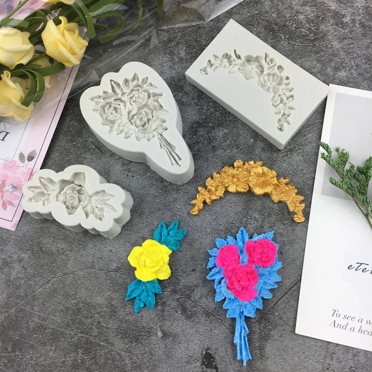 Details about   Flower Silicone Mold 