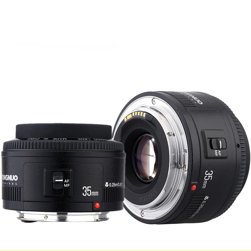 35mm Lens Yongnuo YN35mm F2.0 Wide Angle Fixed/Prime Auto Focus for Canon 600d 60d 5DII 5D 500D 400D 650D 600D 450D