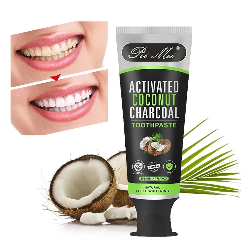 Activated Coconut Charcoal Toothpaste 100g Teeth Whitening Product