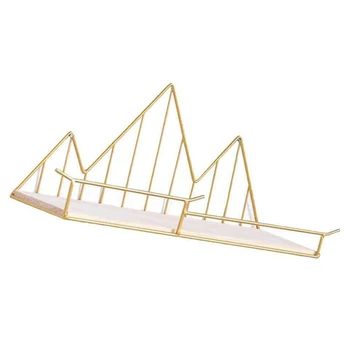 

Decoration Wall Shelf Multifunctional Living Room Bathroom Iron Storage
