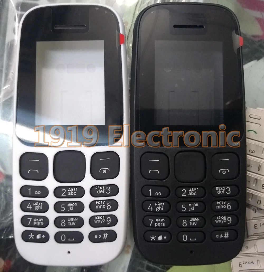 Новый чехол для телефона с русской или иврит клавиатурой Nokia 105 2017 TA-1010 TA-1034 +