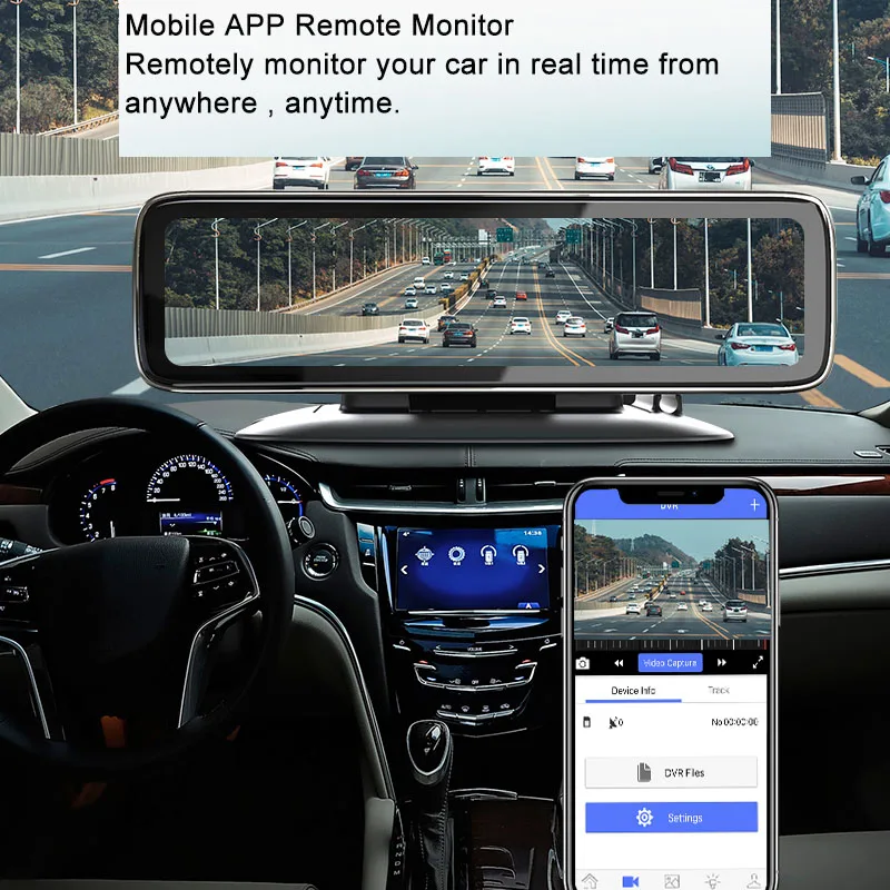 HGDO Car DVR Dashboard Camera 4G Android ADAS Rear View Mirror Video Recorder FHD 1080P WiFi GPS Dash Cam Registrator Console