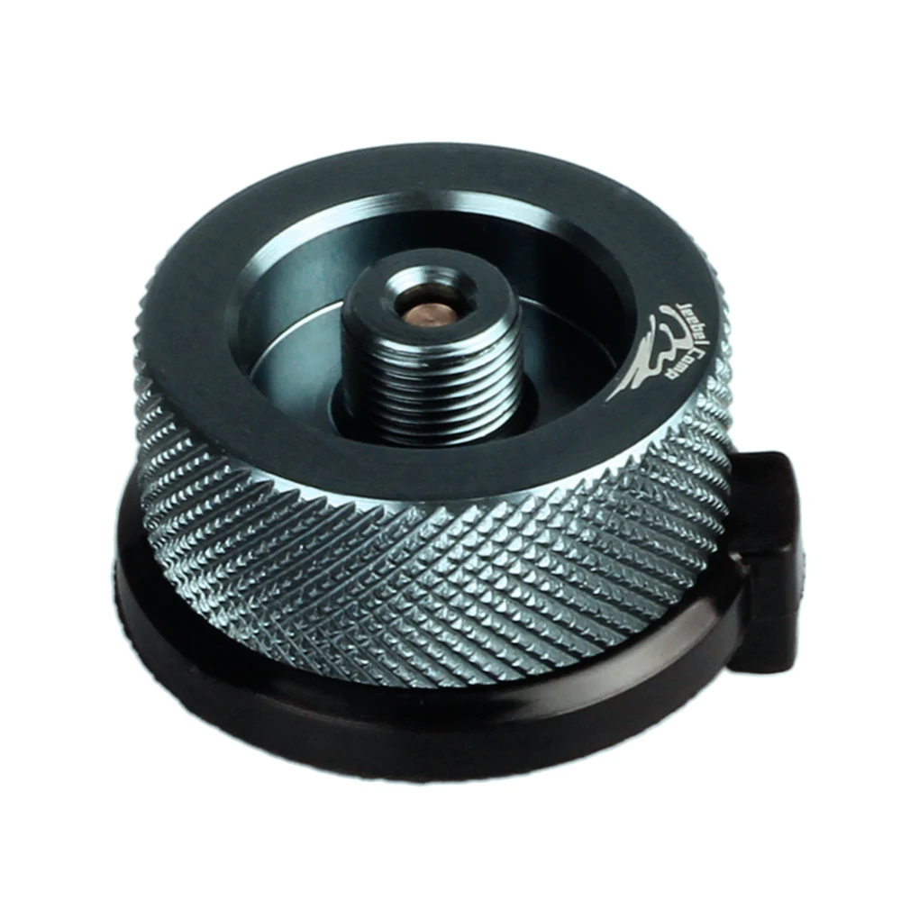 

Outdoor Hiking Camping Burner Conversion Stove Adaptor Split Type Furnace Connector Gas Cartridge Tank Adapter 5 Colors