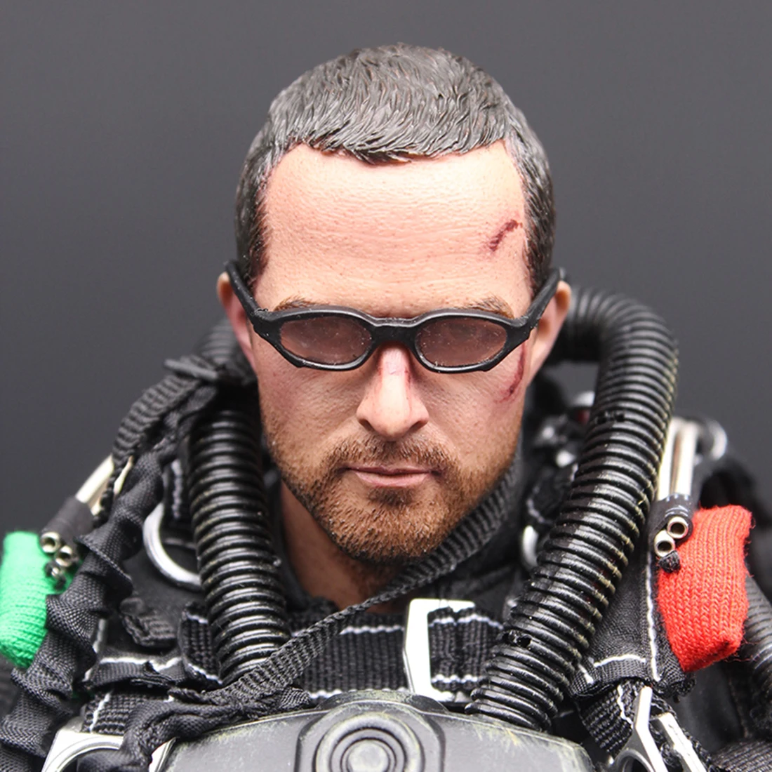 1/6 30 см Реалистичная фигурка для головы, сделай сам, морская печать, парашютный солдат ВВС, модель с парашютом, модель здания