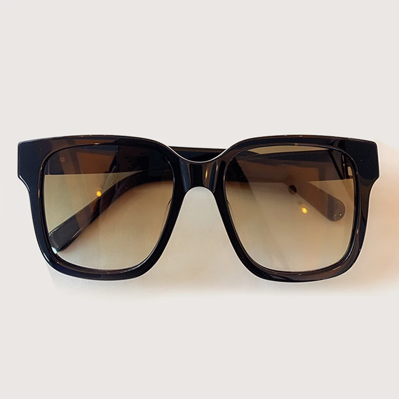 No.7 Sunglasses Винтажные Квадратные Солнцезащитные очки больших размеров, женские роскошные брендовые солнцезащитные очки с большой оправой, женские солнцезащитные очки с градиентом Oculos - Цвет линз: No.7 Sunglasses