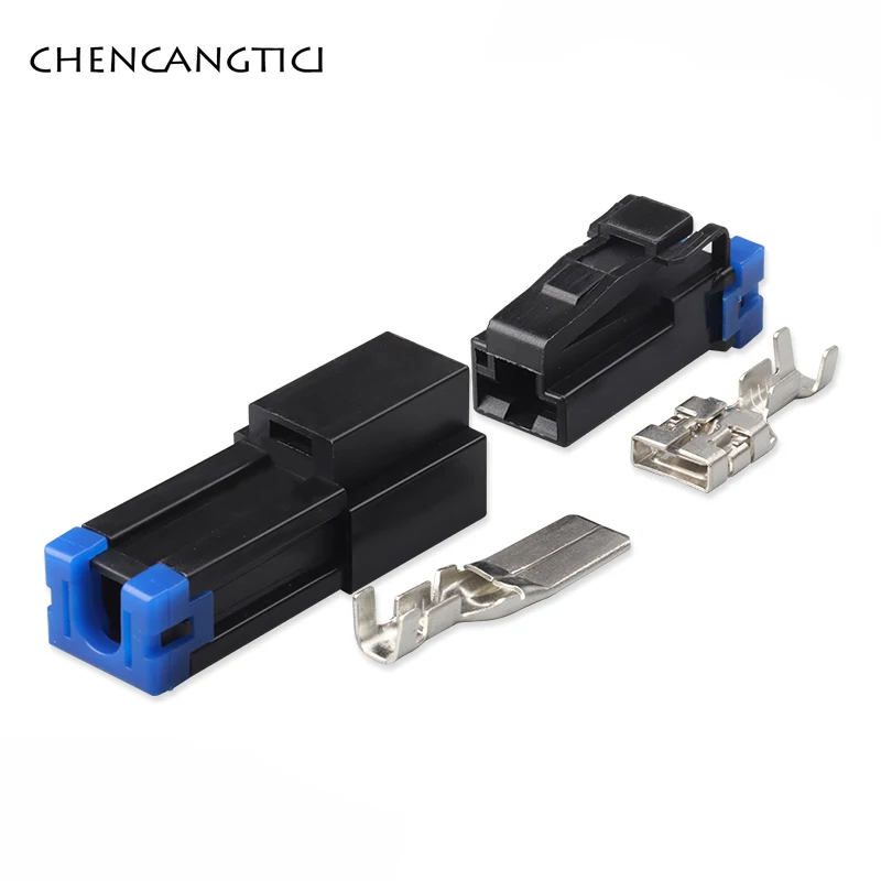 

5 Sets 1 Pin way 9.5mm Male Female Unsealed Housing KET Connector Large Current Plug for Car MG623688-5 MG613689-5