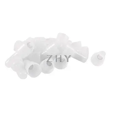 

20 Pcs 4.5mm White Plastic Tin Plated Closed End Wire Crimp Connectors