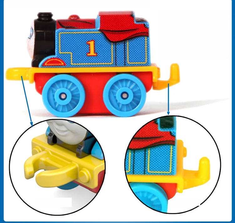 Томас и Друзья литой металлический магнитный мини-Поезд Trackmaster литье под давлением 1 43 Набор классических игрушек для обучения детей