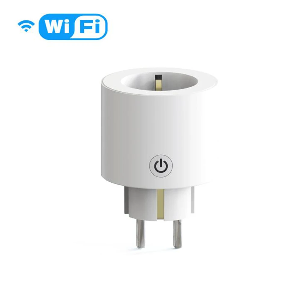 

Mini EU Wifi Plug with Surge Protector 220V Voice Control Smart Socket Work with Alexa Google Home Tuya APP