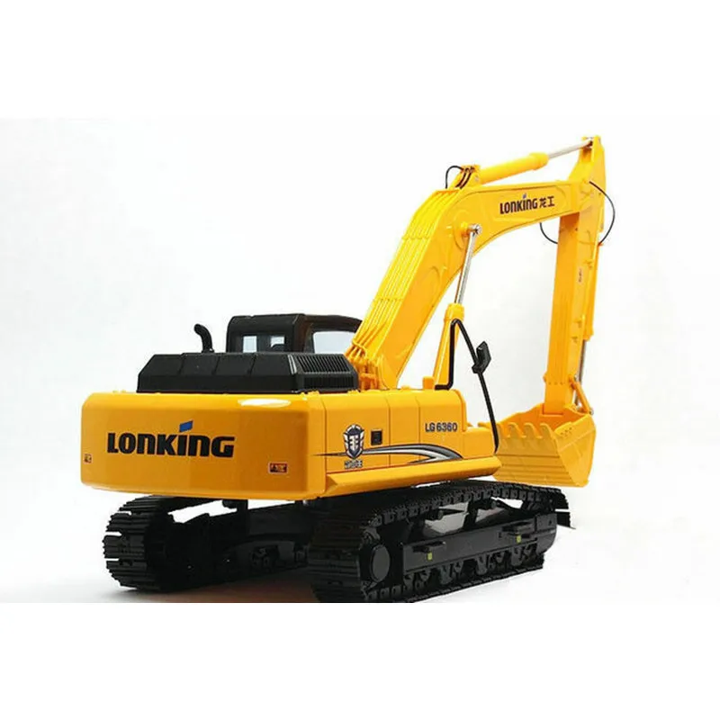 1:50 литой под давлением LONKING LG6365 гидравлический гусеничный экскаватор Инженерная модель с небольшим подарком