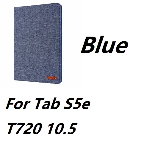 Чехол из искусственной кожи для samsung Galaxy Tab S6 10,5 T860 Tab A 10,1 SM T510 S5E 10,5 T720 - Цвет: For T720 Blue